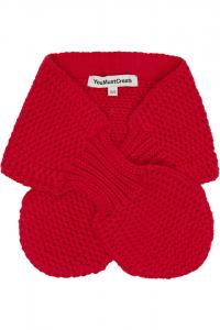 Шарф с прорезью Ymc, красный