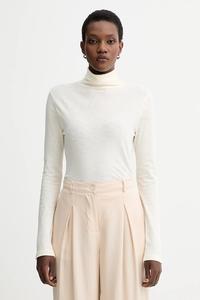 Хлопковый лонгслив Marc O'Polo, бежевый