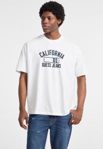 Футболка Guess Jeans FRONTPRINT, Weiß/White