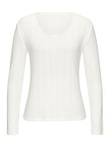 Рубашка с длинными рукавами черного и кремового цветов Vivance