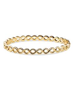 Браслет-манжета Бесконечность из позолоченного серебра, размер средний DEVATA, Gold