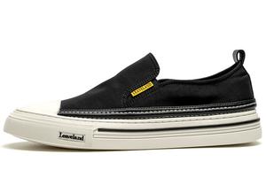 Стильные мужские кеды для скейтбординга с низким верхом черного цвета Leaveland