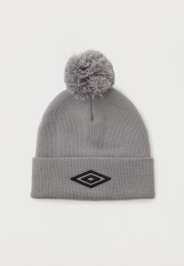 Шапка Umbro BOBBLE BEANIE UNISEX, Ultimate Gray/Black/Grey
