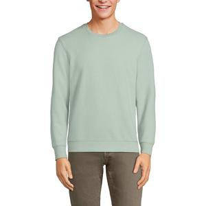 Толстовка с круглым вырезом Big & Tall Lands' End с длинными рукавами Serious Sweats, цвет Washed Sage
