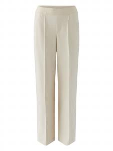 OUI Обычные плиссированные брюки 'Lacy' в светло-бежевом цвете