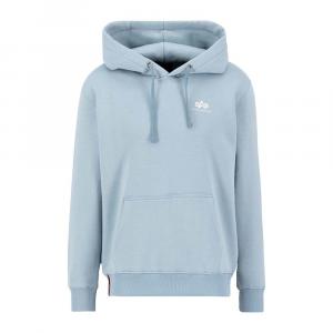 Худи Alpha Industries Basic Small Logo, серый
