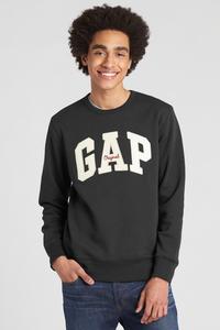 Толстовка с круглым вырезом и логотипом Gap, черный