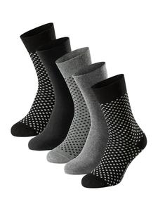 Носки SCHIESSER  Bluebird, серый/черный