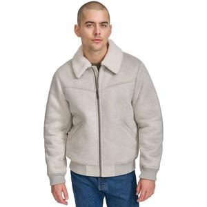 Мужская куртка-бомбер из искусственной овчины Levi's, цвет Tundra