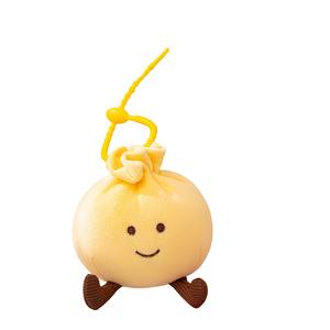 Маленькая сумка с плюшевыми куклами в виде пельменей высотой 13cm Tak Bebe, желтый