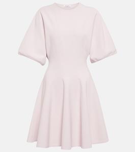 Плиссированное мини-платье ALAÏA, розовый