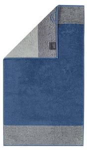 Гостевое полотенце Cawö Luxury Home Two-Tone, синий