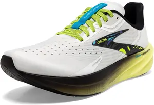 Мужские нейтральные беговые кроссовки Brooks Hyperion Max, белый/черный