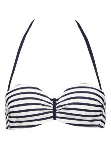 Верх бикини Venice Beach, темно-синий/белый