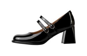 Замечательная пара Массивный каблук Высокие каблуки 6см Женские, Экрю/Полиуретан