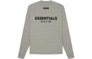Женская футболка с длинным рукавом SS22 Fear Of God Essentials, цвет Dark Oat