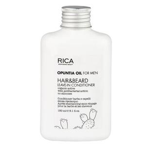 Увлажняющий кондиционер для волос и бороды 150мл Rica Opuntia Oil for Men Hair & Beard