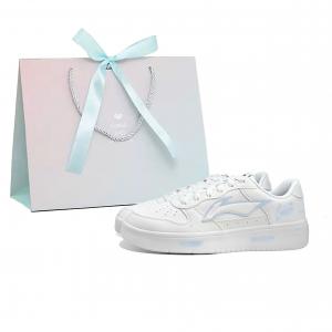 LINING Кроссовки для скейтборда Pontoon Boats, противоскользящие, износостойкие, низкие, унисекс, белые