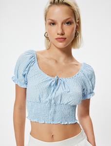 Блузка Koton, синий