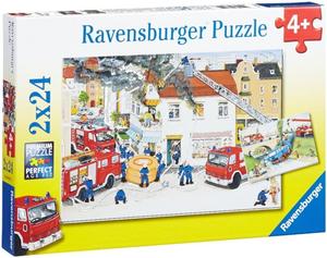 Пазл Ravensburger, Пожарная команда, 2х24 шт.