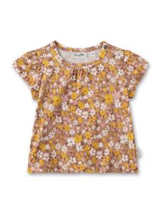 Коричневая футболка Sanetta