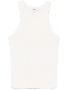 Топ AGOLDE из трикотажной ткани в рубчик, белый