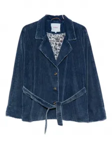 Блейзер Colt из вельвета с поясом Xirena, синий