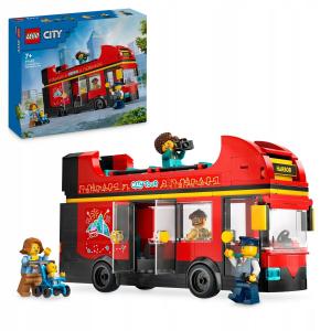 Красный двухэтажный автобус LEGO City (60407) ПОДАРОЧНЫЕ БЛОКИ