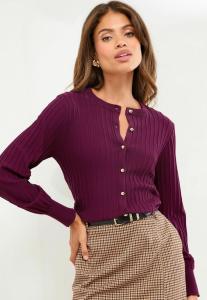 Кардиган Lipsy REGULAR FIT CREW NECK , Burgundy Red/Purple