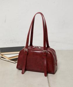 Винтажная сумка Boston из искусственной кожи Colony 2139, цвет Red