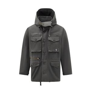 Пуховик мужской CAT, темно-серый