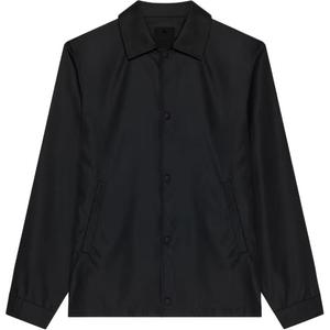 Куртка на пуговицах с вышитым логотипом Givenchy, черный