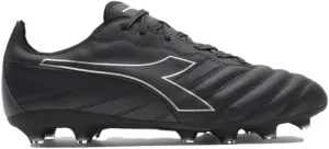 Футбольные бутсы Diadora Brasil Elite 2 LT LP12 для твердого грунта - сверхмягкий, водоотталкивающий верх из цельной телячьей кожи, подкладка из несжимаемой ткани, противоскользящая PU-подкладка на пятке, стелька с точками гибкости, черный