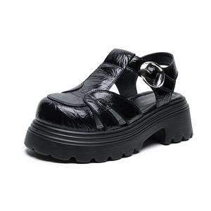 HUANAI Римские сандалии женские черные, цвет Black