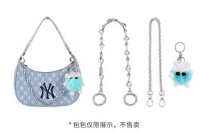 Сумка через плечо из металлического сплава аксессуар ремень унисекс серебро Lan Bao Fan