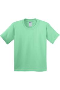 Детская футболка унисекс Gildan из плотного хлопка, мятно-зеленый
