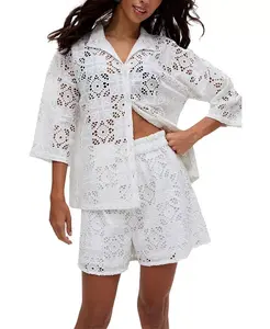 Женская рубашка Shelli All Over Broderie Anglaise Raffya, белый