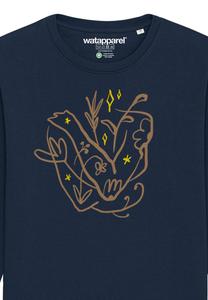 Толстовка SELF LOVE watapparel, темно-синий