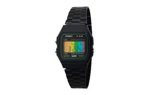 Ретроффит серия кварцевый механизм браслет из нержавеющей стали мужские часы разноцветный циферблат CASIO