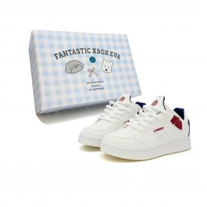 Уличный стиль, женские низкие кроссовки для скейтбординга в городском стиле-шик FANTASTIC XBOX, Black Red