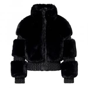 Утепленная лыжная куртка Goldbergh с искусственным мехом (женская), Black