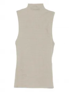 Топ с высоким воротником Nanushka, серый