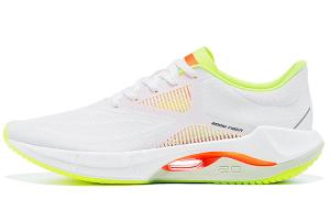 LINING Мужские повседневные кроссовки для бега Low Top бело-зелено-красные с амортизацией, противоскользящей и износостойкой подошвой