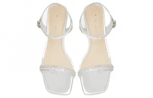 BASTO Сандалии One Strap 4 см Women's Silver