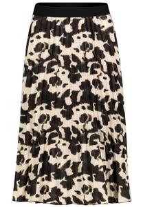 Длинная юбка Sublevel Ladies' plissee skirt, черно-белый