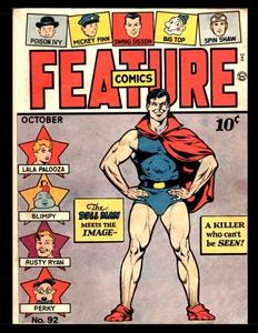 Feature Comics #92: Classic Golden Age Comic 1945 - Doll Man - Micky Finn - Rusty Ryan -Lala Palooza and MUCH MORE! (Comic Reprint By Golden Age Reprints - Kari A. Therrian) (CreateSpace Independent Publishing Platform)