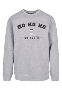 Толстовка F4NT4STIC Ho Ho Ho Santa Claus Weihnachten, цвет grau meliert