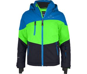 BERGSON Детская горнолыжная куртка, очень широкая, для ещё большего удовольствия от катания на снегу! Зелёная