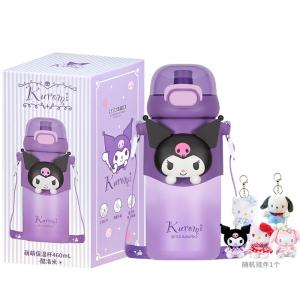 Hello kitty kuroimi практическая термокружка пара кружка 316 пищевой материал, термокружка 460мл Sanrio, Coolomi Thermos Cup + Random Pendant 1