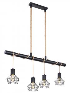 Globo lighting Подвесной светильник «PRISKA» черного цвета